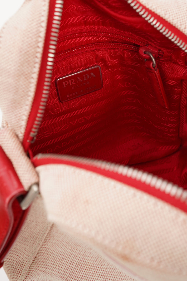 "PRADA SPORT" -Canapa Compact Shoulder Bag-