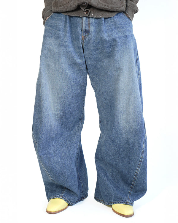 KHOKI -3D cutting denim pants-