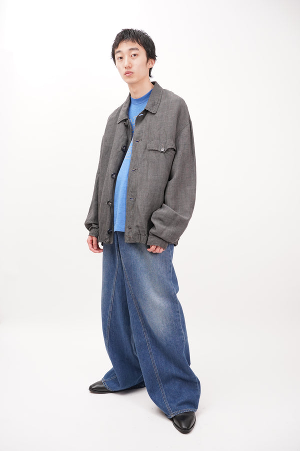 "BELLEROSE" -Baggy Denim Pants-