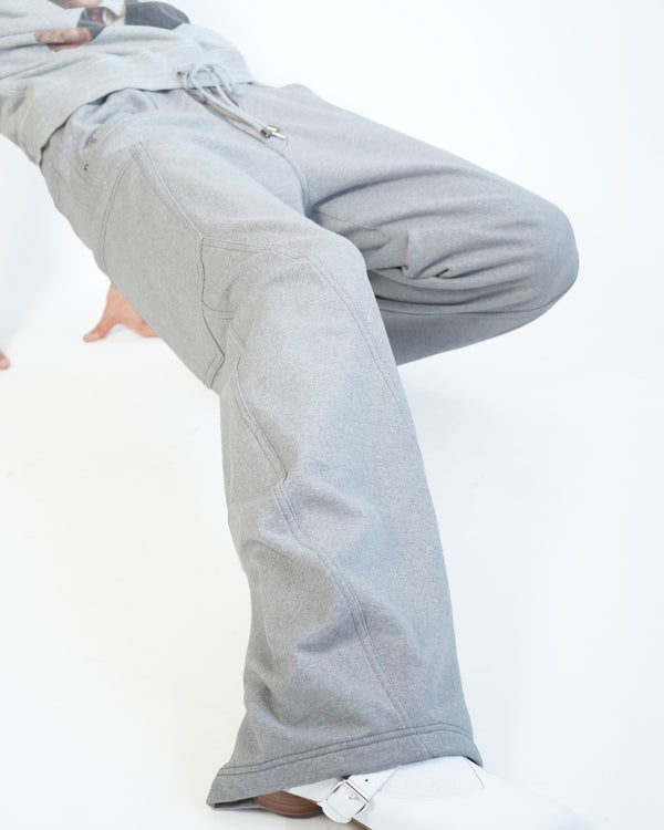 KHOKI -3D cutting sweat pants-