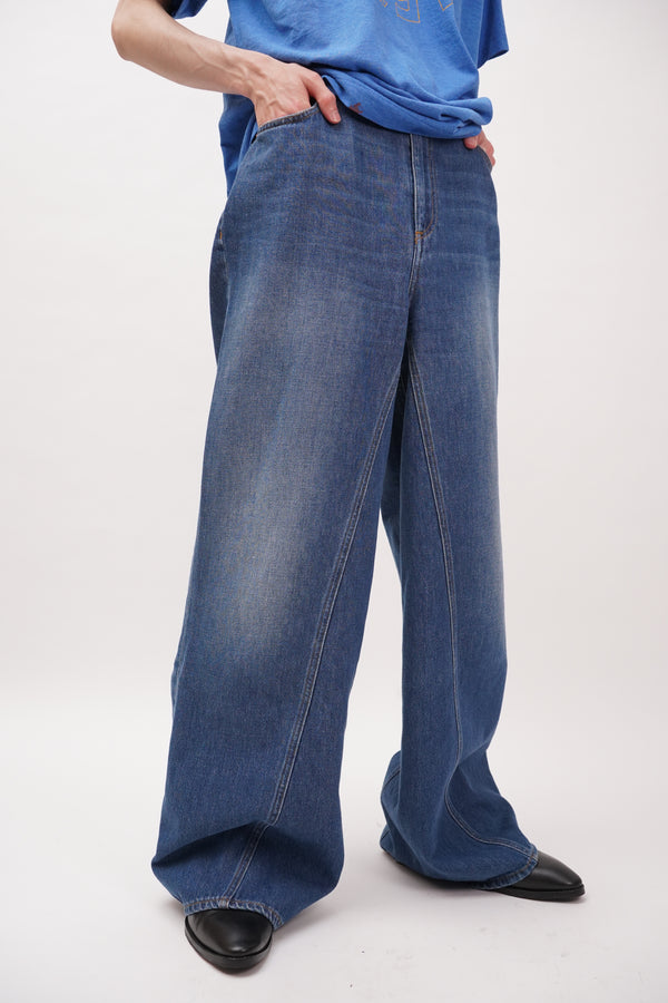 "BELLEROSE" -Baggy Denim Pants-