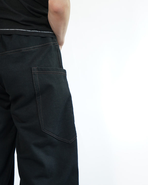 KHOKI -3D cutting sweat pants-