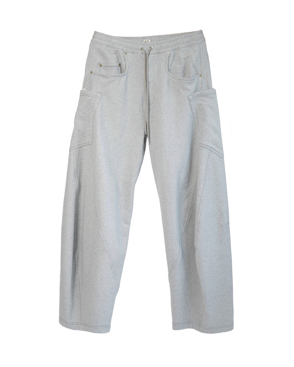 KHOKI -3D cutting sweat pants-