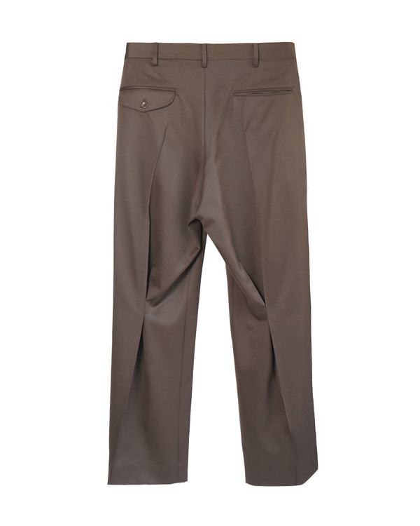 KHOKI -Tuck-detail pants-