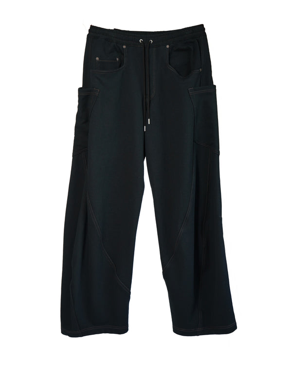 KHOKI -3D cutting sweat pants-