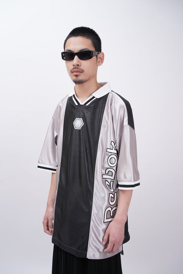 90's "Reebok" -Logo Print S/S Game Shirts-