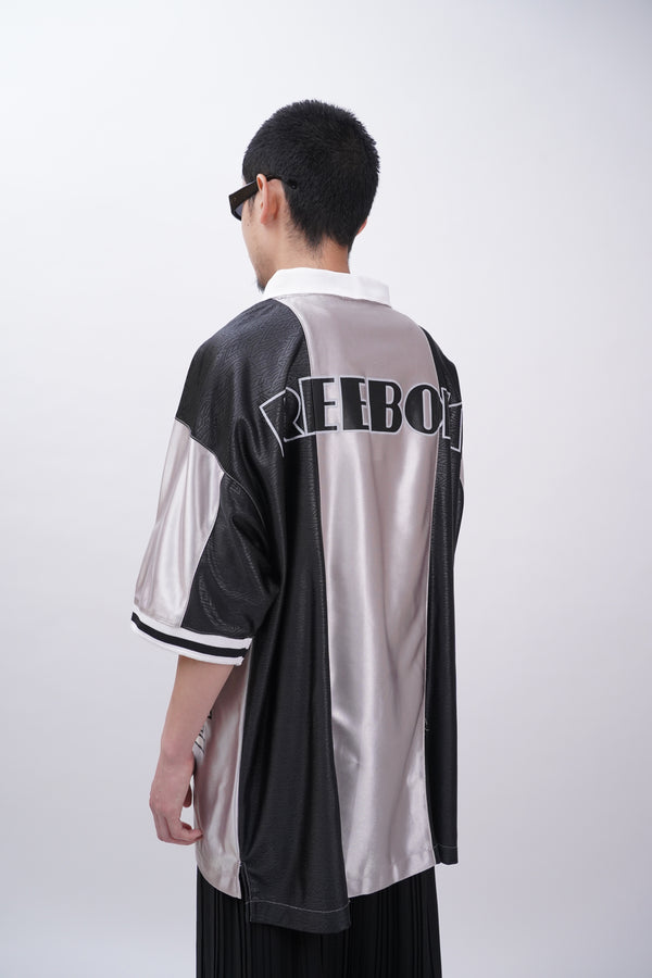 90's "Reebok" -Logo Print S/S Game Shirts-