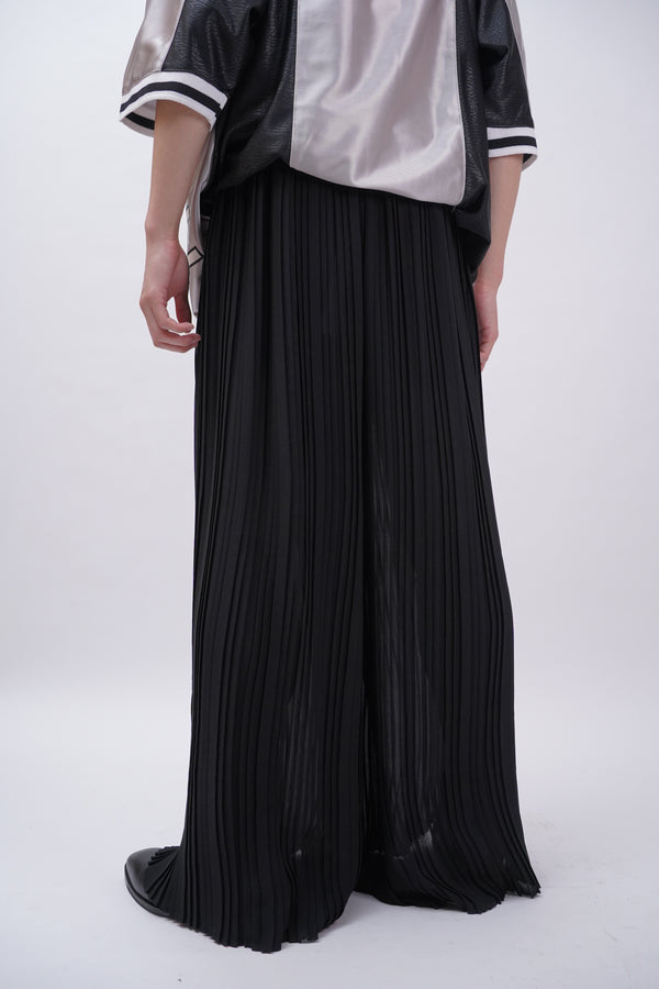 "NEW FRONTIER" -Pleats Wide Easy Pants-