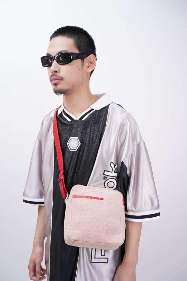 "PRADA SPORT" -Canapa Compact Shoulder Bag-