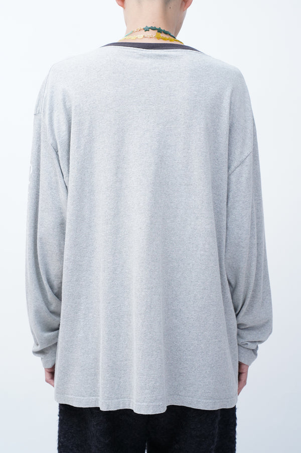 2000’s “CK Calvin Klein Jeans” -Logo Printed L/S Tee-