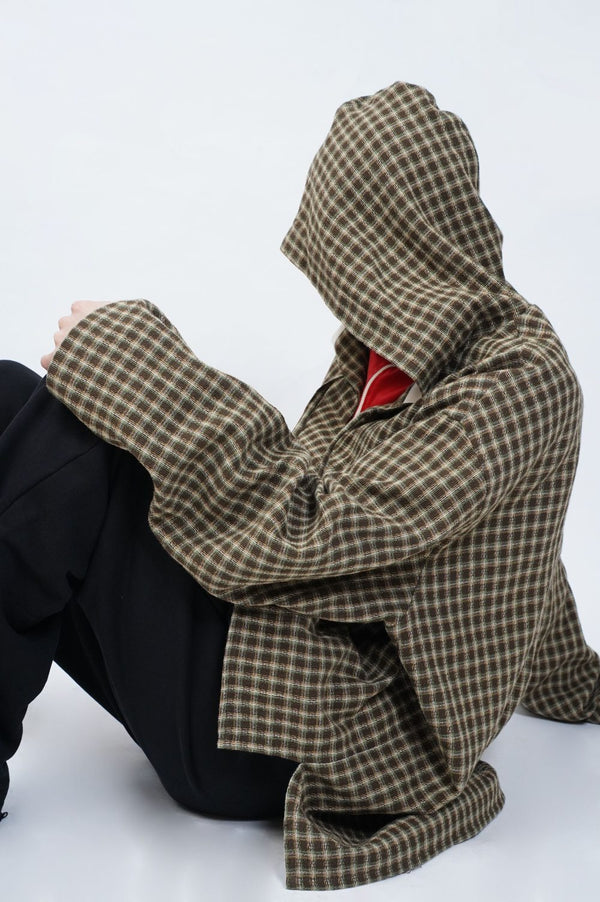 -HOODED PULLOVER-