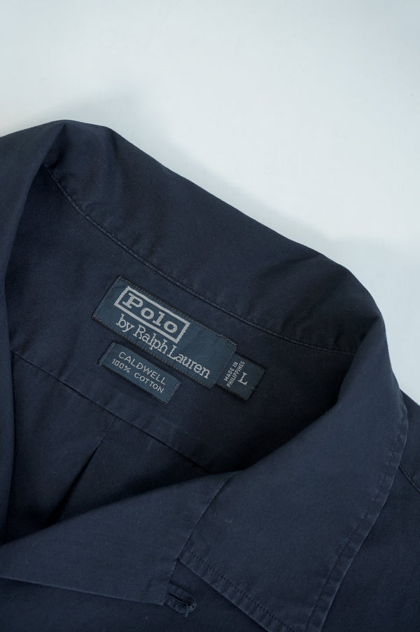 90`s "Polo by Ralph Lauren" -"CALDWELL" Open Collar S/S Shirts-