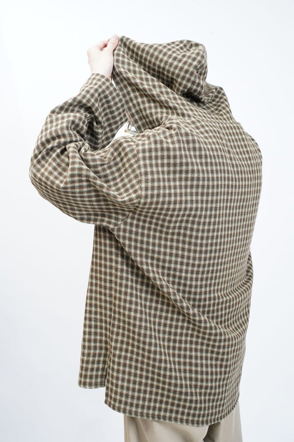 -HOODED PULLOVER-