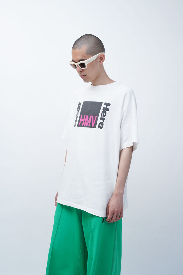 90's "NICE DAYS" -"HMV" Print S/S Tee-