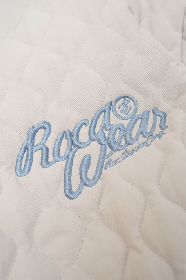 "ROCAWEAR" -Logo Embroidery Quilting Jacket-