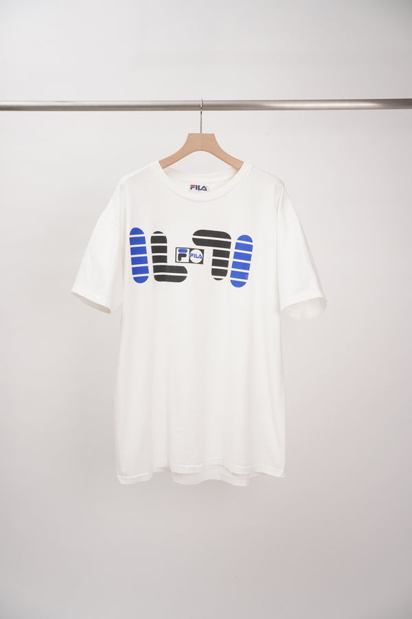 90's "FILA" -Logo Printed S/S Tee-