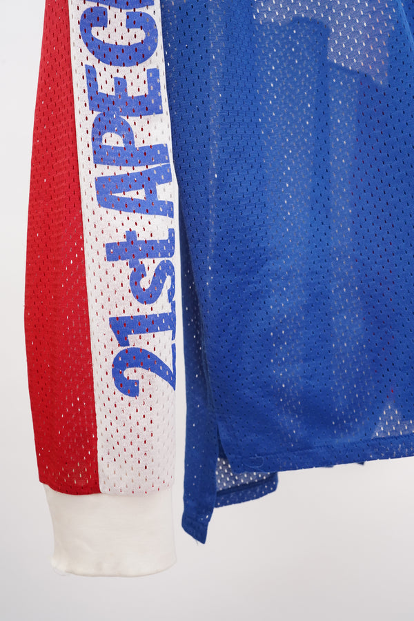 90's "A BATHING APE" -Jersey Mesh Game Shirt-