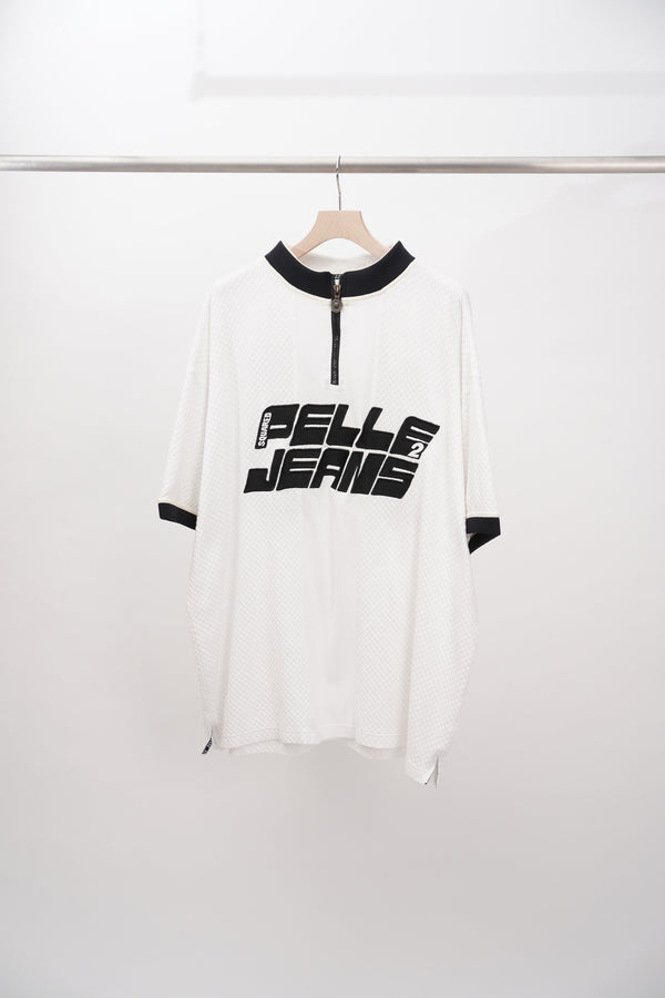 "PELLE PELLE" -Cotton H/Z Game Shirt-
