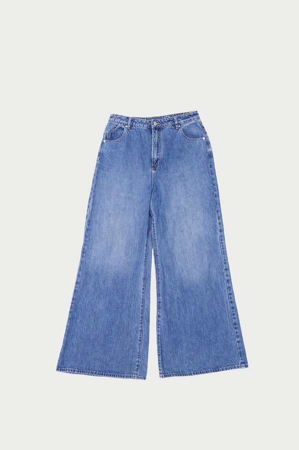 "UNKNOWN" -Wide Baggy Denim Pants-