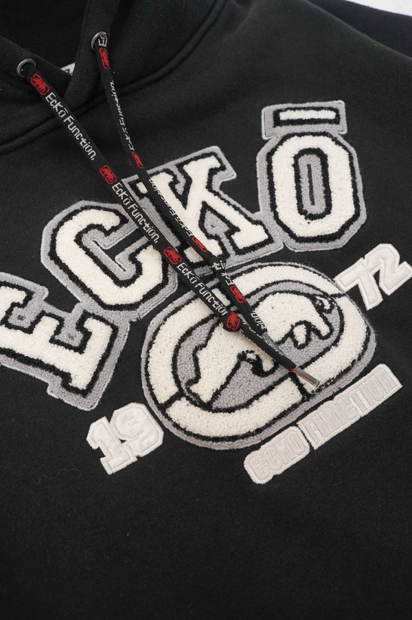 "ECKO FUNCTION" -Logo Patch Sweat Hoodie-