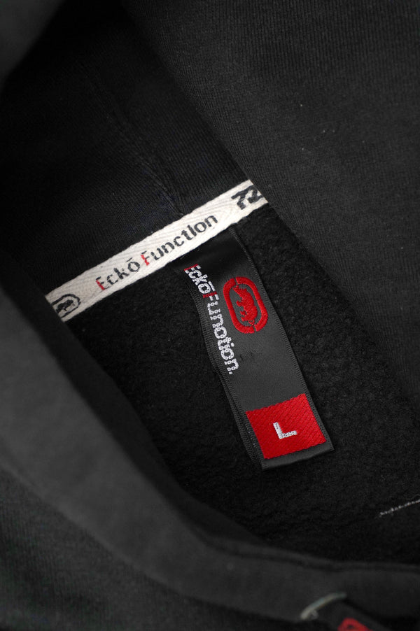 "ECKO FUNCTION" -Logo Patch Sweat Hoodie-