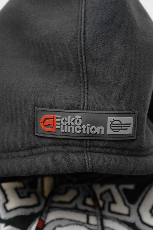 "ECKO FUNCTION" -Logo Patch Sweat Hoodie-