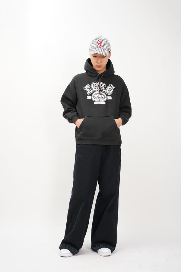 "ECKO FUNCTION" -Logo Patch Sweat Hoodie-