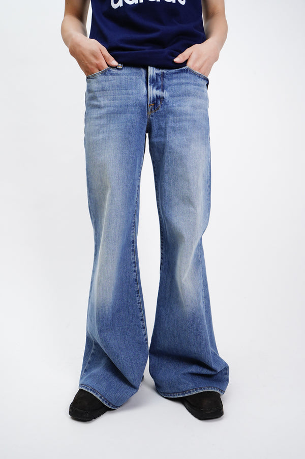 "UNKNOWN" -Flare Denim Pants-
