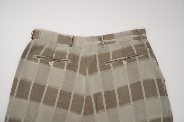 "SYLLABLES system" -Cotton/Poly Tuck Wide Slacks-