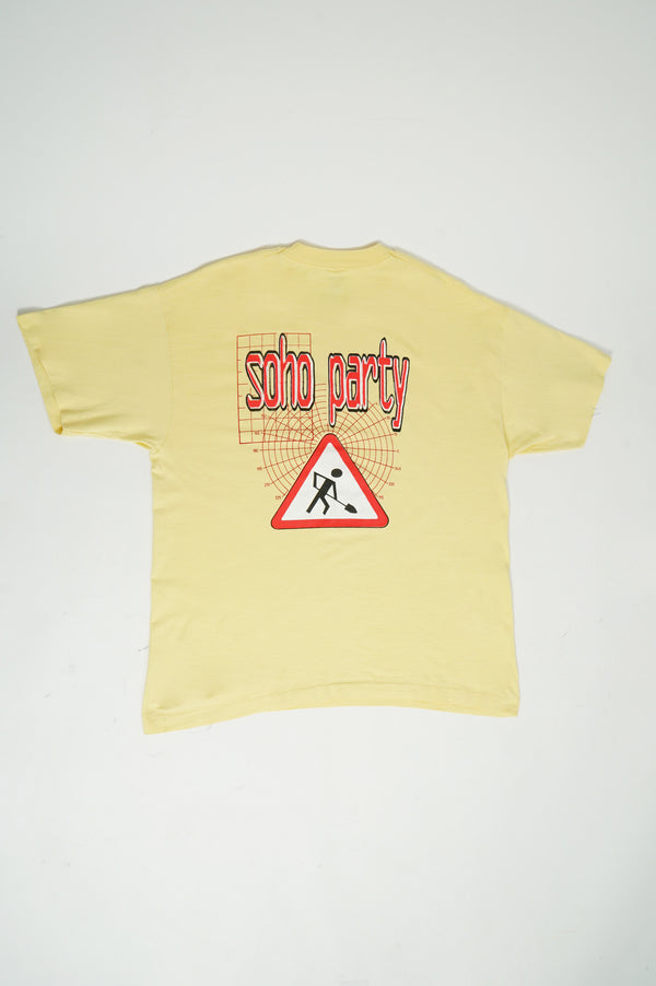 90`s "FRUIT OF THE LOOM" -Soho Party S/S Tee-