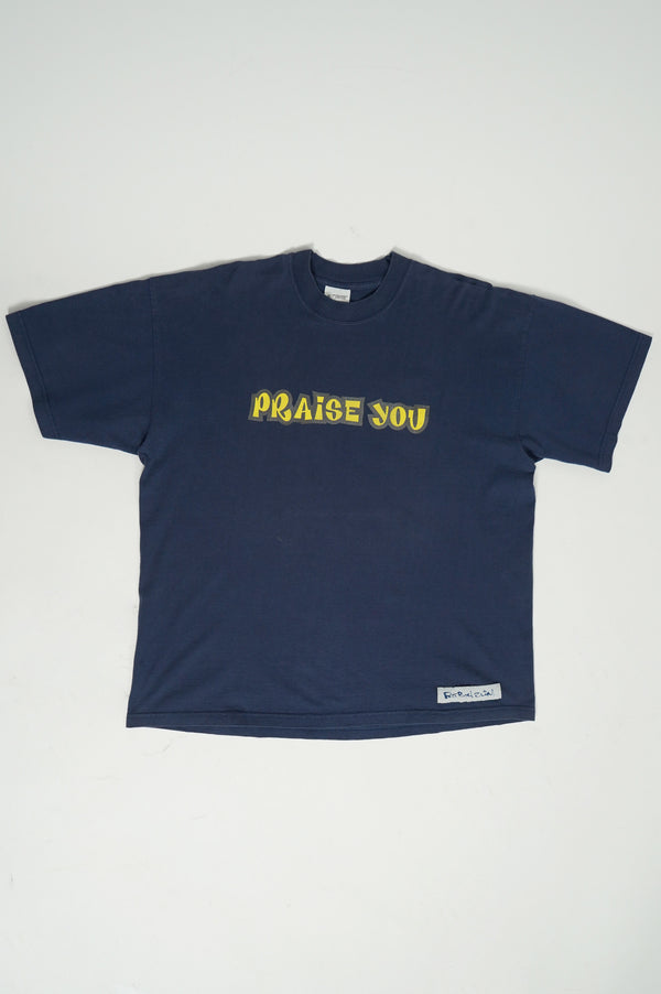 90'S "SCREEN STARS" -"FATBOY SLIM-PRAISE YOU" Printed S/S Tee-