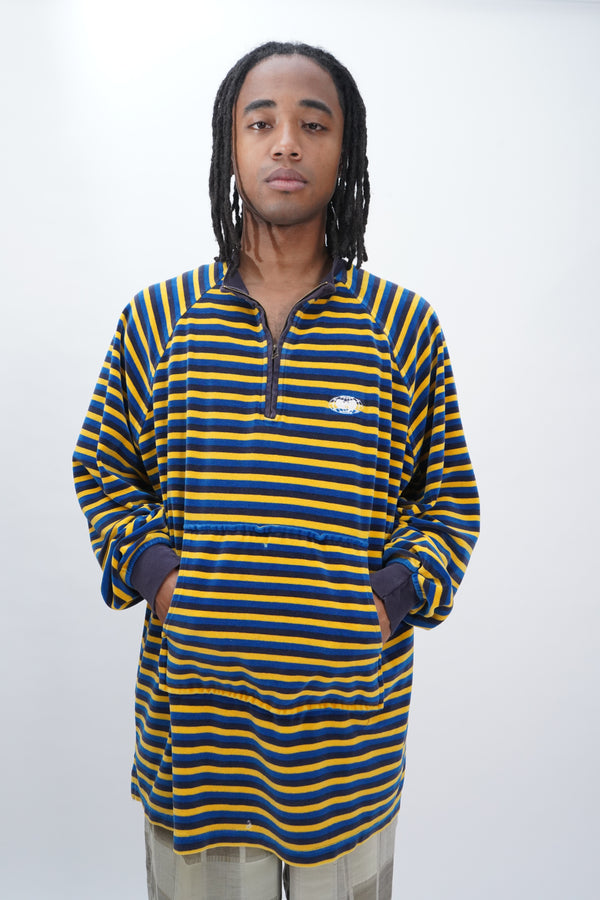 90's "WU-WEAR" -Pile Half Zip Pullover-