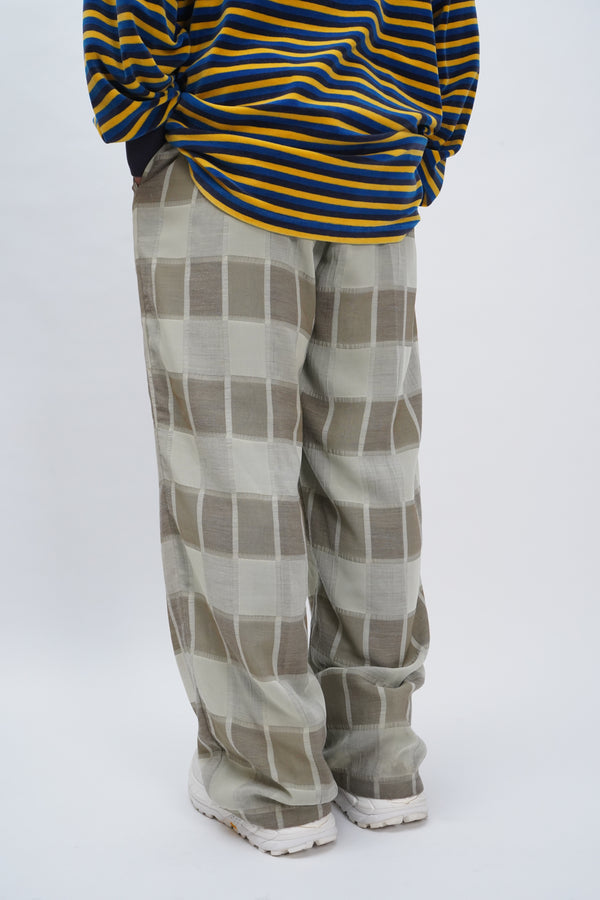 "SYLLABLES system" -Cotton/Poly Tuck Wide Slacks-