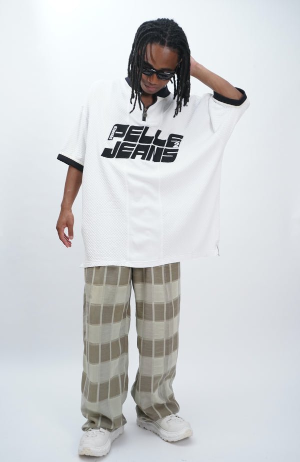 "PELLE PELLE" -Cotton H/Z Game Shirt-