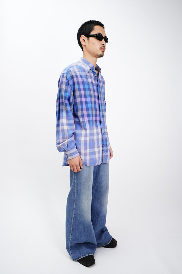 90's "DOCKERS" -Check L/S Shirts-