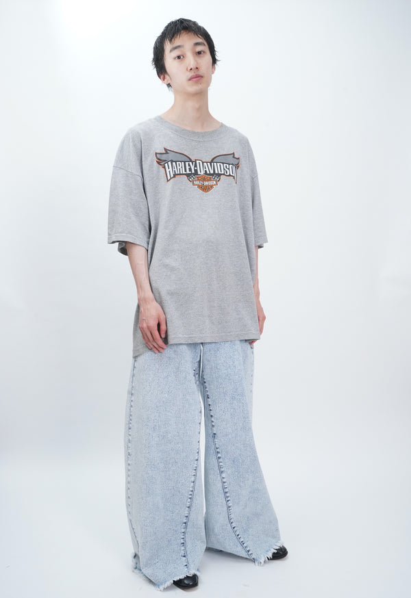 "Unknown" -Cut Off Denim Pants-