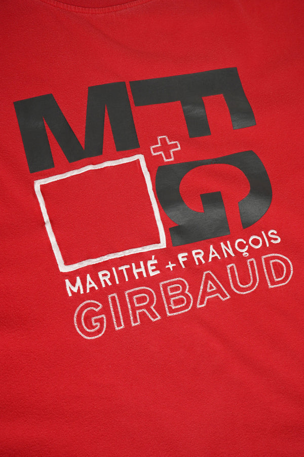 "MARITHE FRANCOIS GIRBAUD" -Logo Printed L/S Wide Tee-