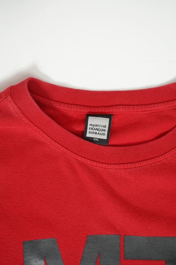 "MARITHE FRANCOIS GIRBAUD" -Logo Printed L/S Wide Tee-