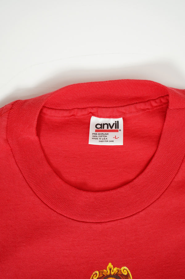 90's "ANVIL" -"ELTON JOHN" by Gianni Versace Printed Tee-