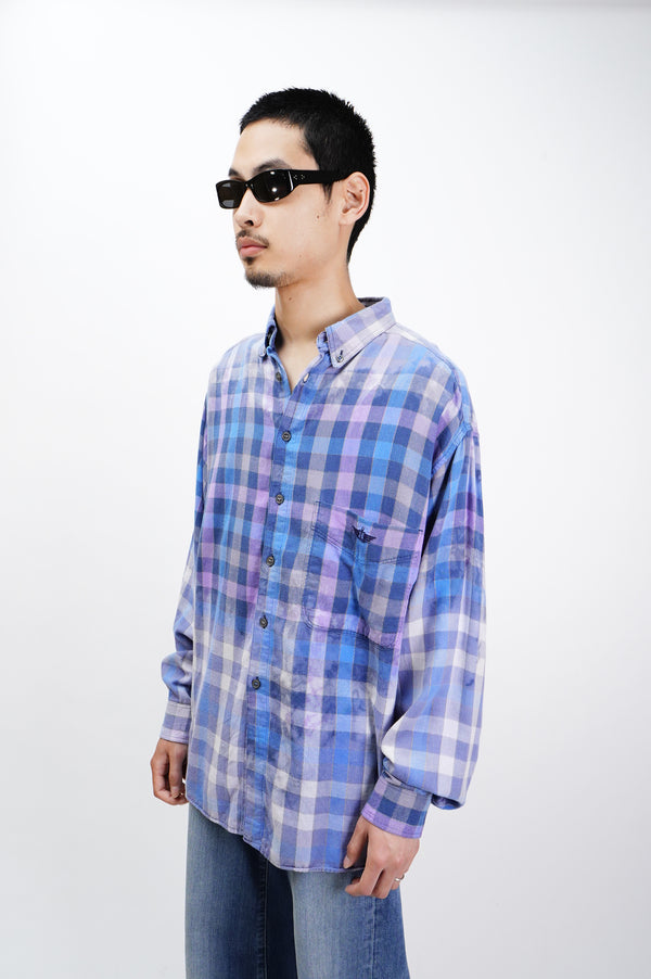 90's "DOCKERS" -Check L/S Shirts-