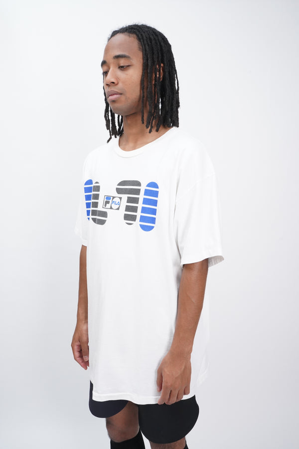 90's "FILA" -Logo Printed S/S Tee-