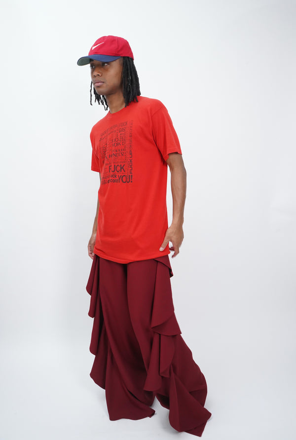 80's "SNEAKERS" -"FUCK" Print S/S Tee-