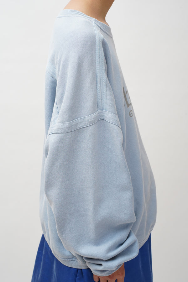 90's "b.u.m. equipment" -Logo Printed C/N Sweat-