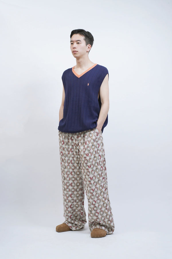 90's "POLO GOLF" -V/N Cotton Knit Vest-