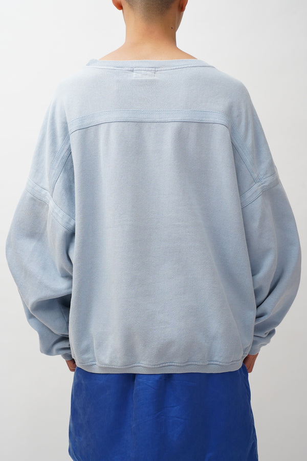 90's "b.u.m. equipment" -Logo Printed C/N Sweat-
