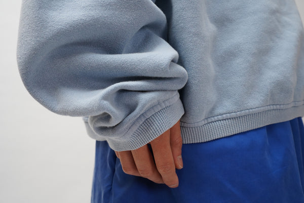 90's "b.u.m. equipment" -Logo Printed C/N Sweat-