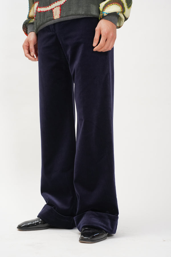 "Chloe" -Velour Flare Slacks-