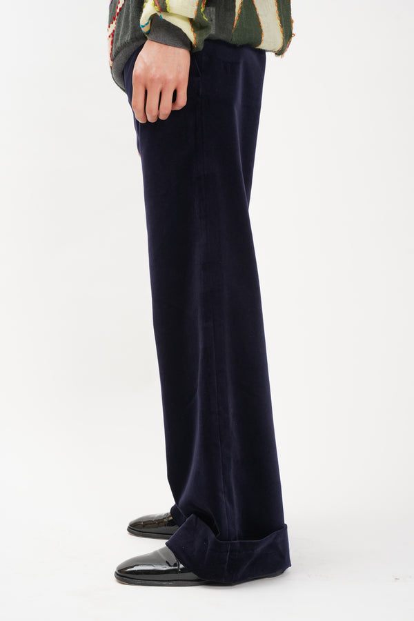 "Chloe" -Velour Flare Slacks-
