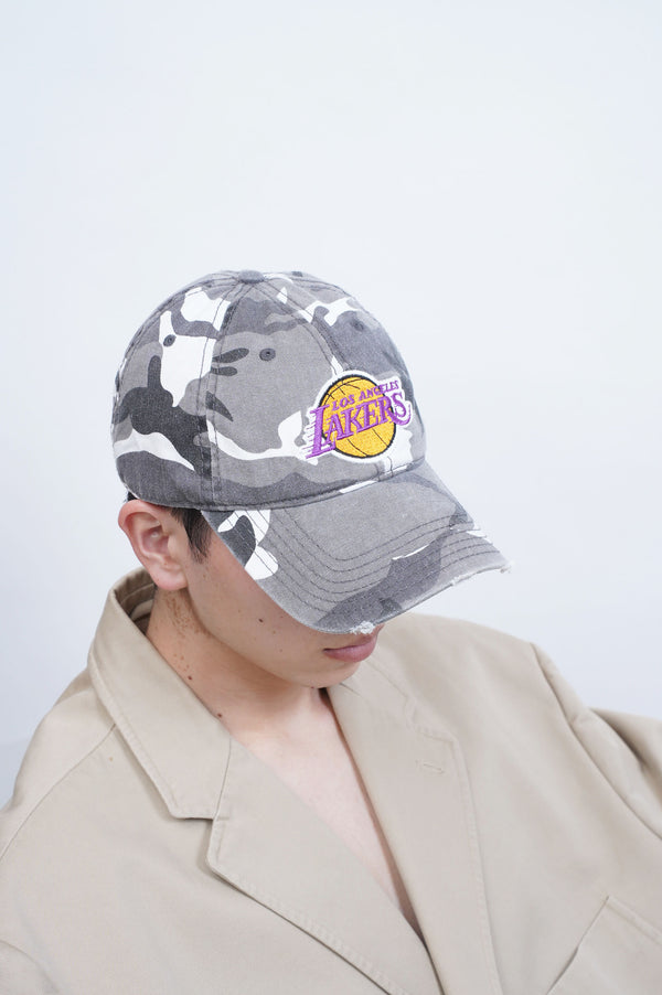 "OTTO" -"LOS ANGELES LAKERS" Logo Embroidery 6 Panel Cap-
