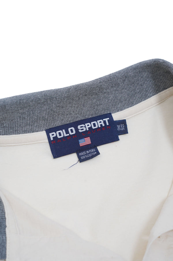 90's "POLO SPORT Ralph Lauren" -"USA" Printed S/S Polo Shirt-